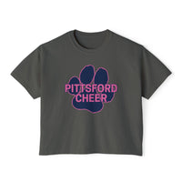 Pink Pittsford Cheer Women's Boxy Tee