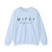 Wifey Honey Moonin' Unisex Heavy Blend™ Crewneck Sweatshirt