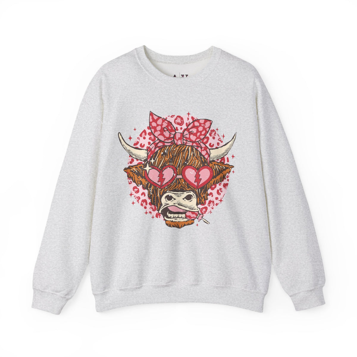Lovey the Highland Cow Unisex Heavy Blend™ Crewneck Sweatshirt