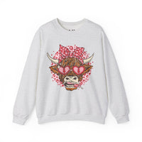 Lovey the Highland Cow Unisex Heavy Blend™ Crewneck Sweatshirt