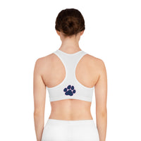 Pink & White Pittsford Cheer Sports Bra