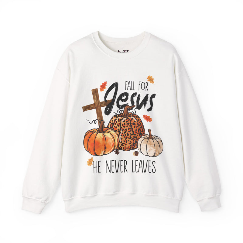Fall For Jesus Unisex Heavy Blend™ Crewneck Sweatshirt