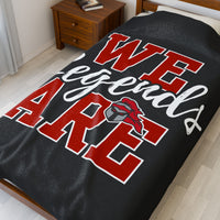 We Are Legends Velveteen Plush Blanket