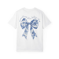 Something Blue Before I Do Unisex Garment-Dyed T-shirt