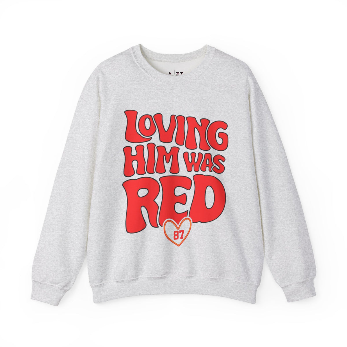 Loving Him Was Red Unisex Heavy Blend™ Crewneck Sweatshirt