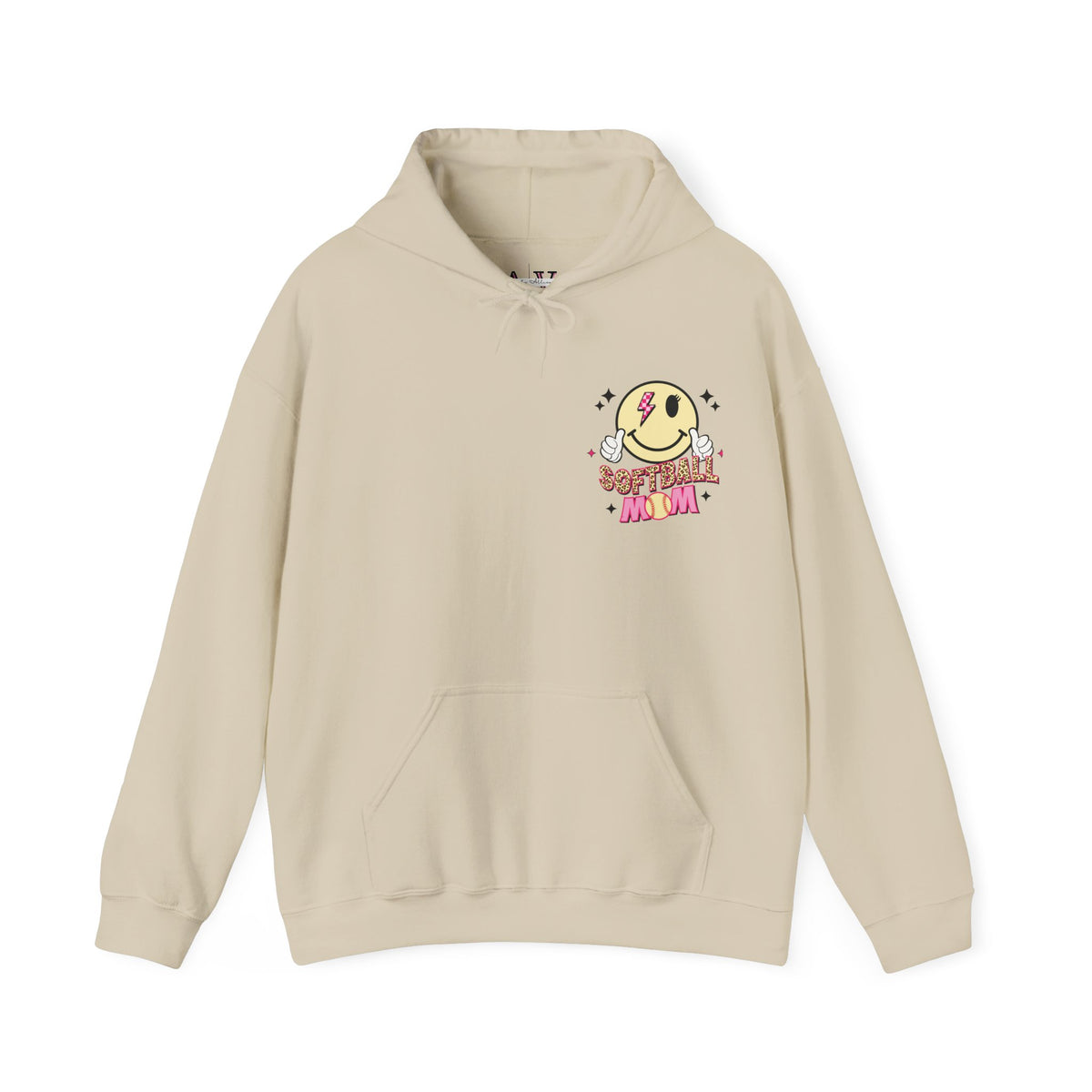 Loud AF Softball Mom Unisex Heavy Blend™ Hooded Sweatshirt