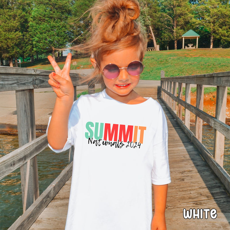 Summit Nationals 2024 Youth Comfort Colors Tee