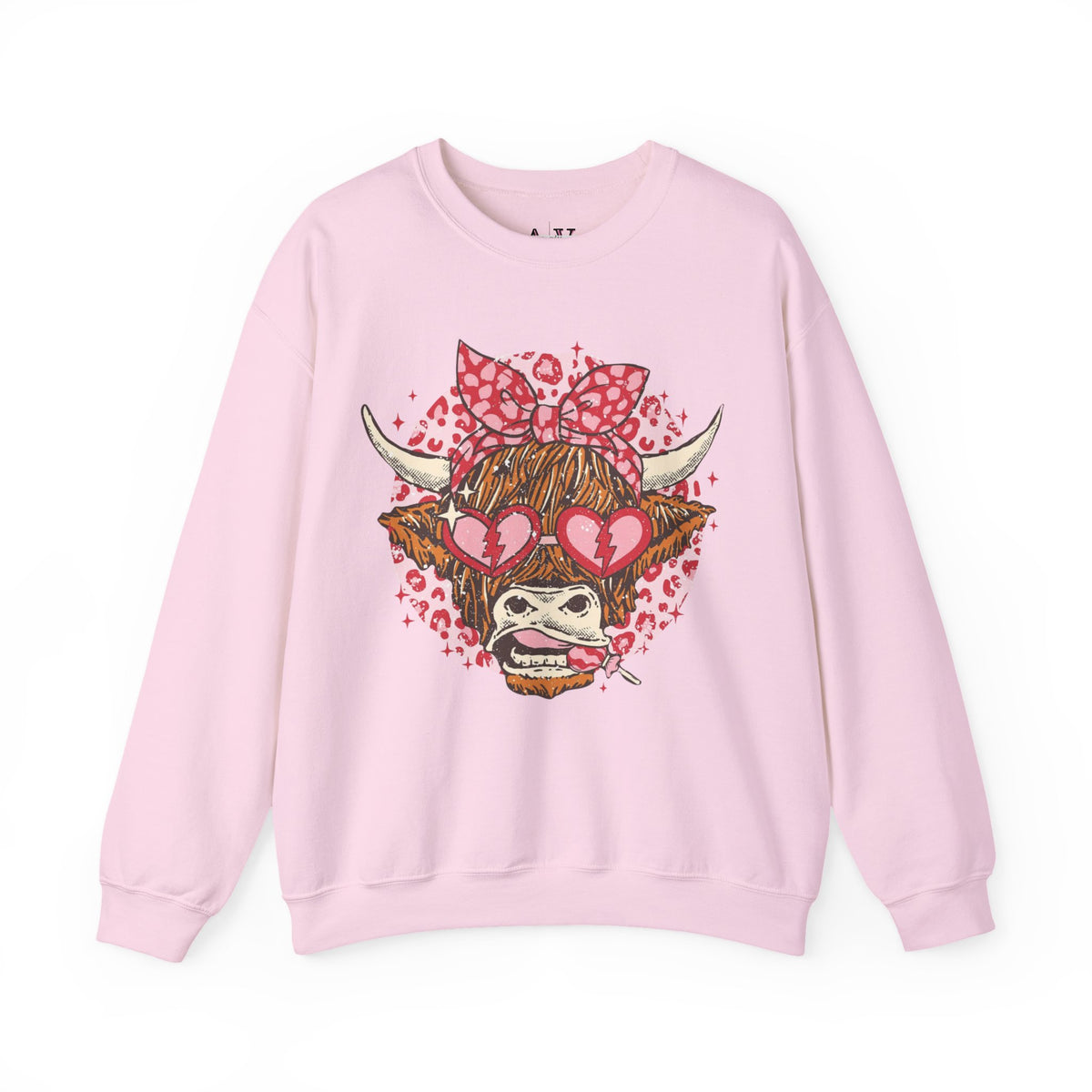 Lovey the Highland Cow Unisex Heavy Blend™ Crewneck Sweatshirt