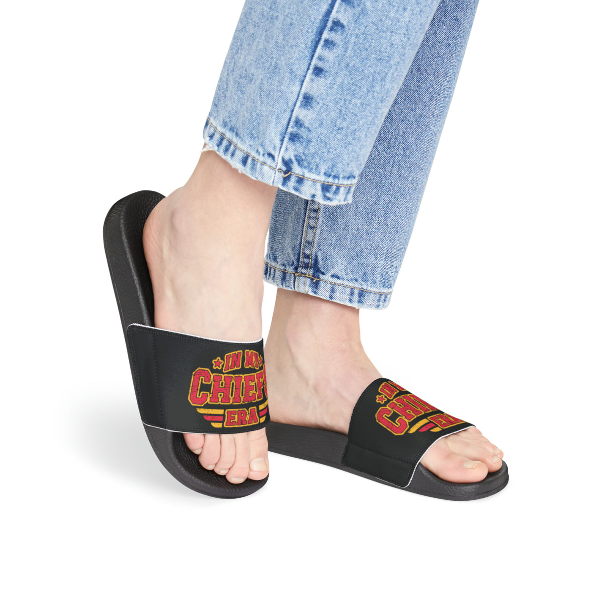 In My Chiefs Era Women's PU Slide Sandals