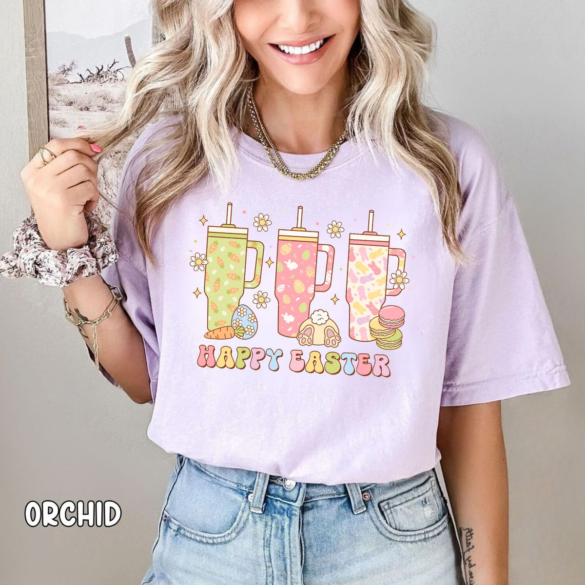 Stanley Happy Easter Unisex Comfort Colors T-shirt